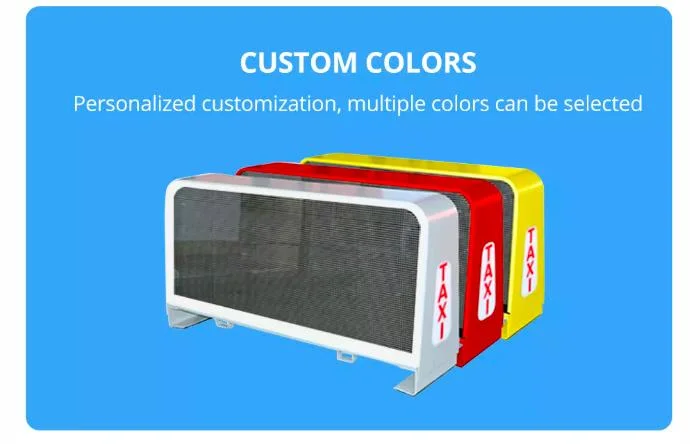 P2.5 P4 5g Outdoor High Quality Taxi Top LED Screen Display for Car Trailer Bottle Bus Advertising