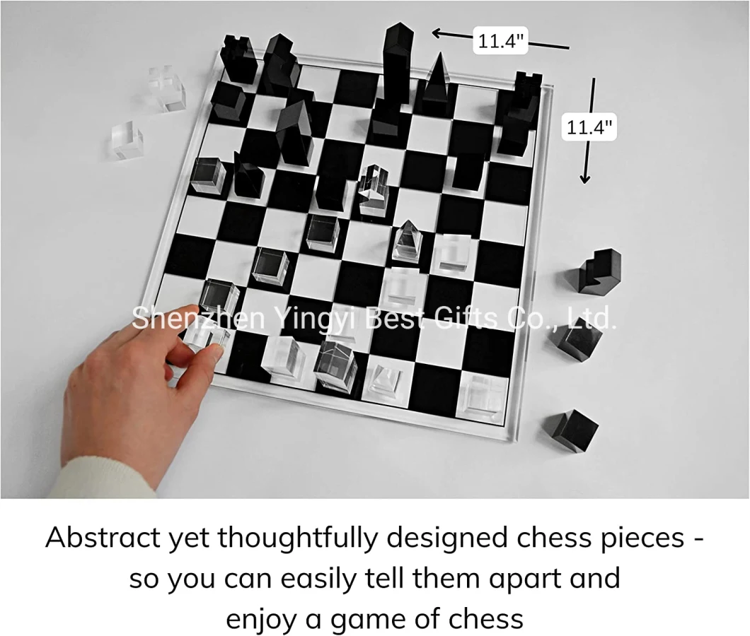 Factory Made Acrylic Chess Set