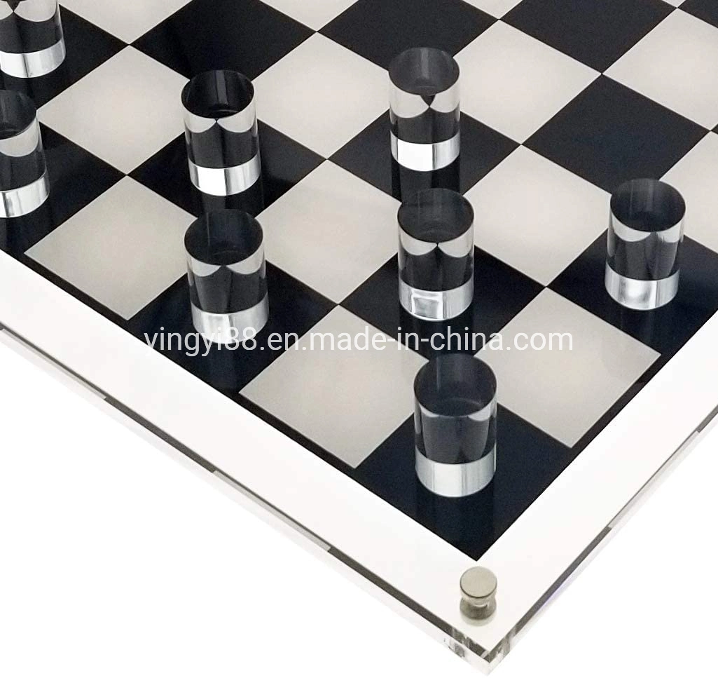 Hot Selling 3D Luxe Acrylic Checkers Set